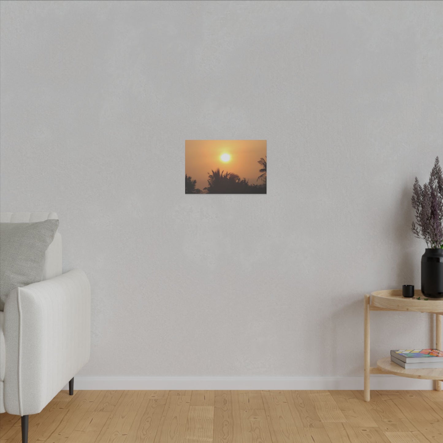 Tropical Ocean Sunset - Matte Canvas, Stretched, 0.75"