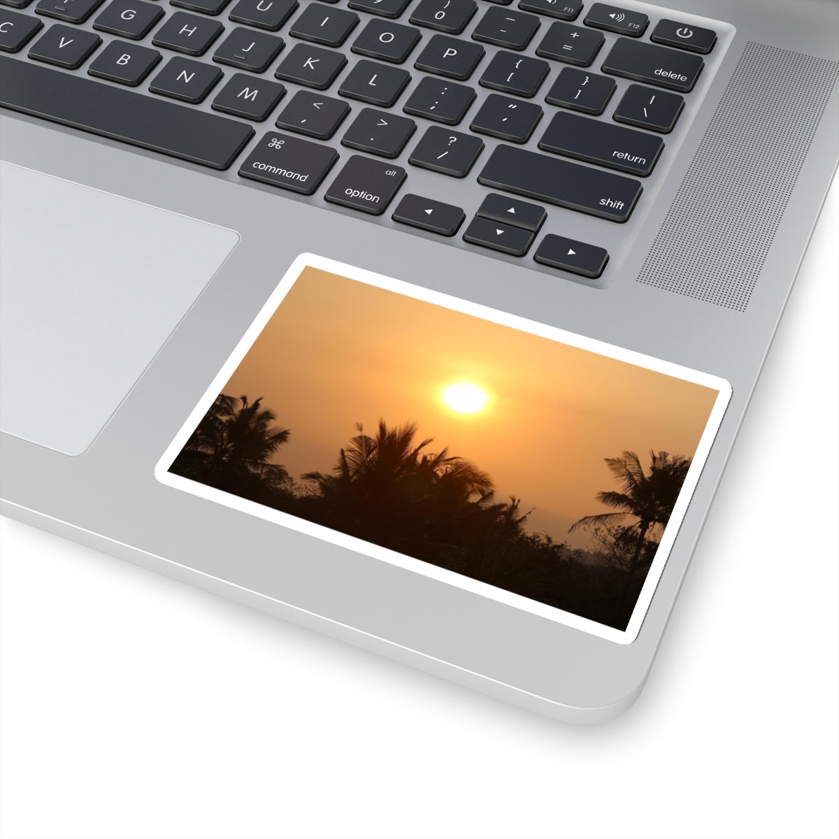 Tropical ocean sunset - Kiss-Cut Stickers