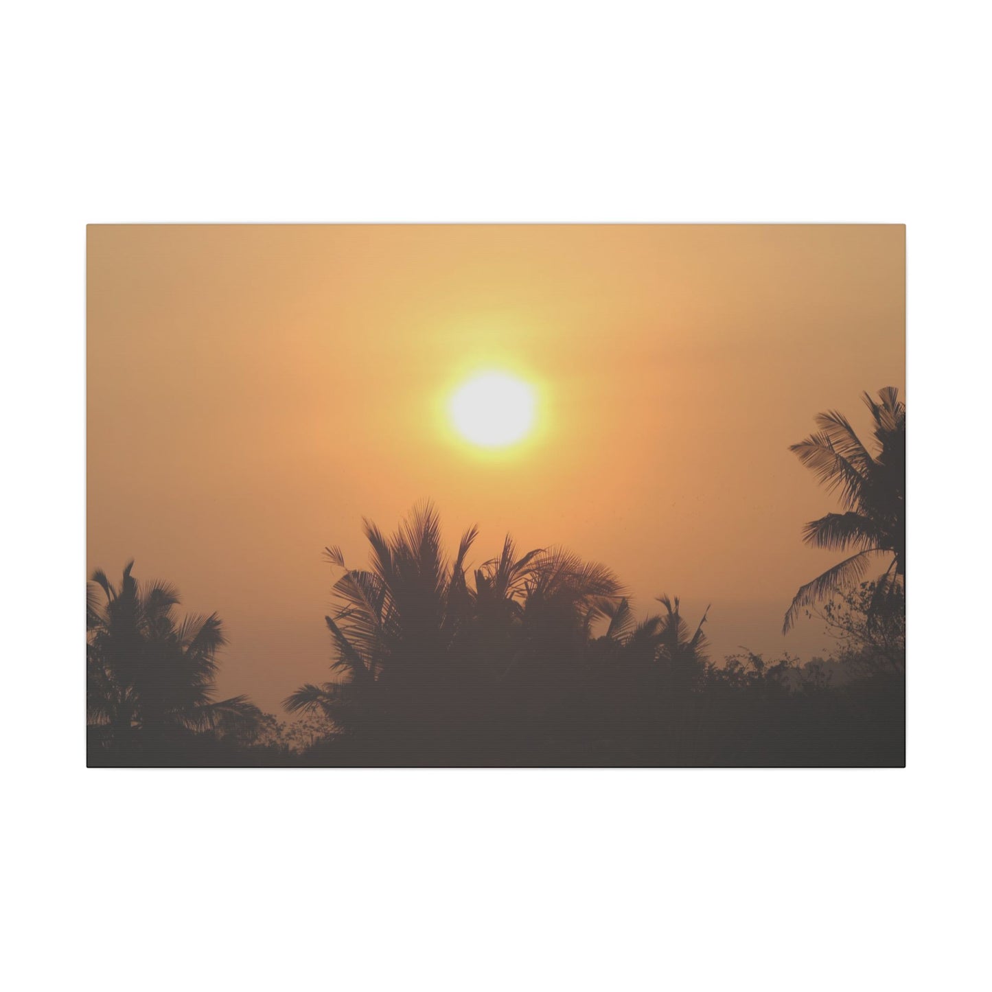 Tropical Ocean Sunset - Matte Canvas, Stretched, 0.75"