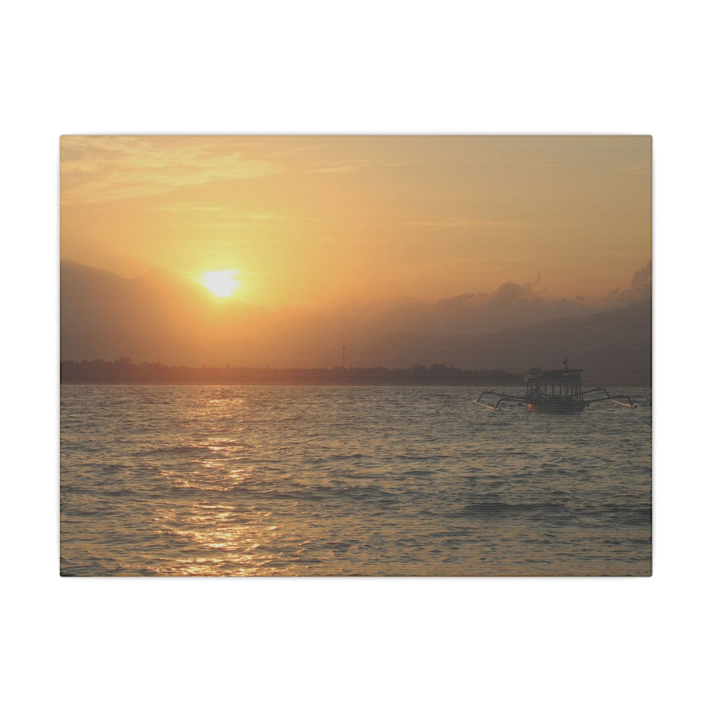 Gili Meno Sunrise - Matte Canvas, Stretched, 0.75"