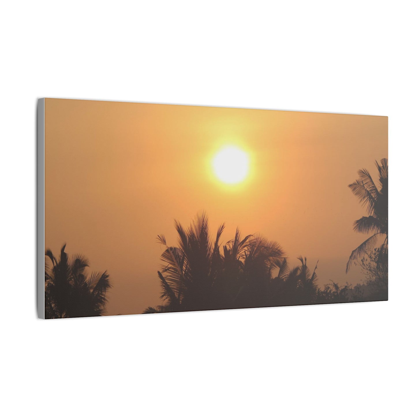 Tropical Ocean Sunset - Matte Canvas, Stretched, 0.75"