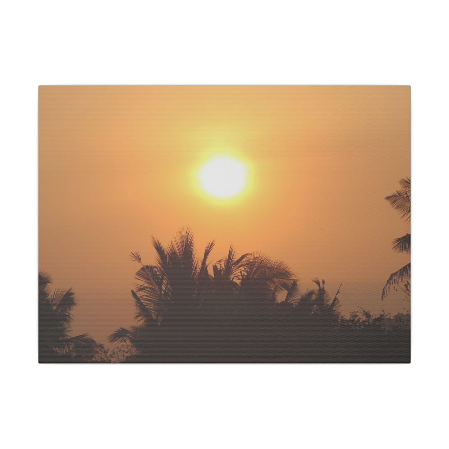 Tropical Ocean Sunset - Matte Canvas, Stretched, 0.75"