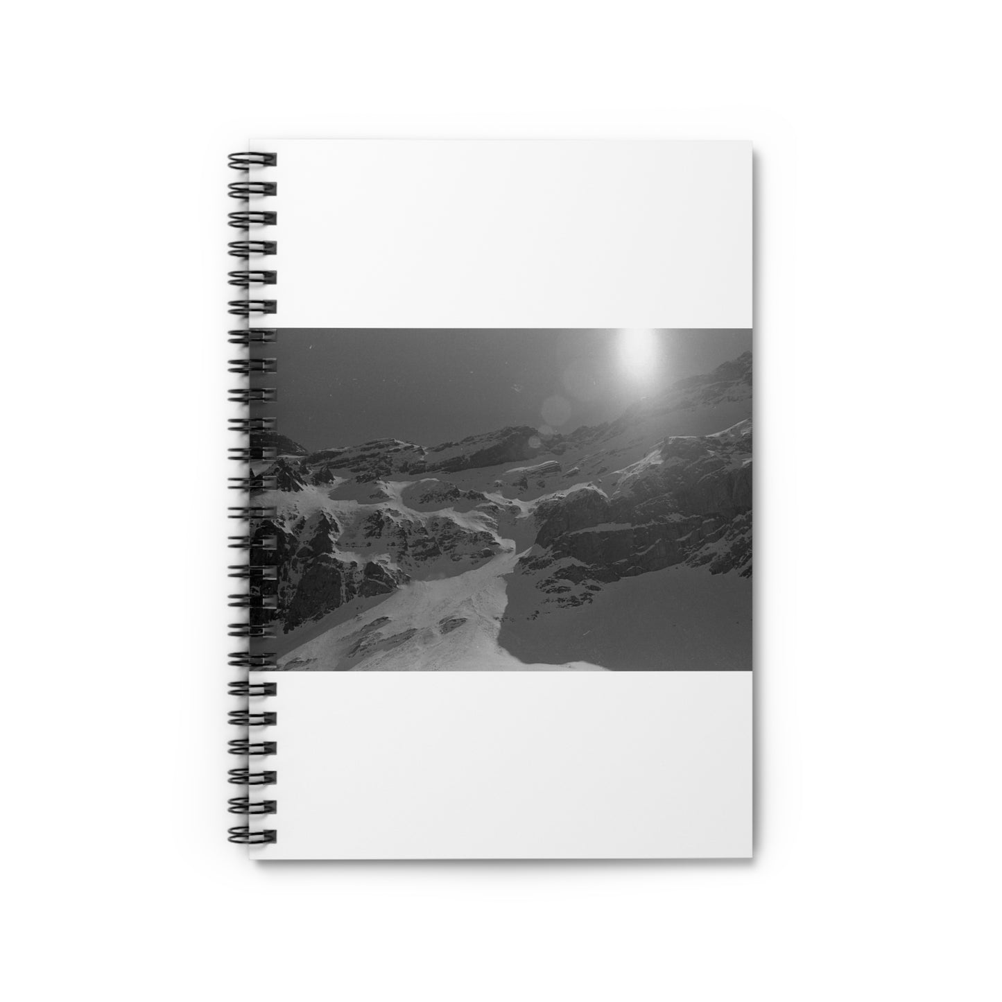 Sunny chute - Spiral Notebook - Ruled Line