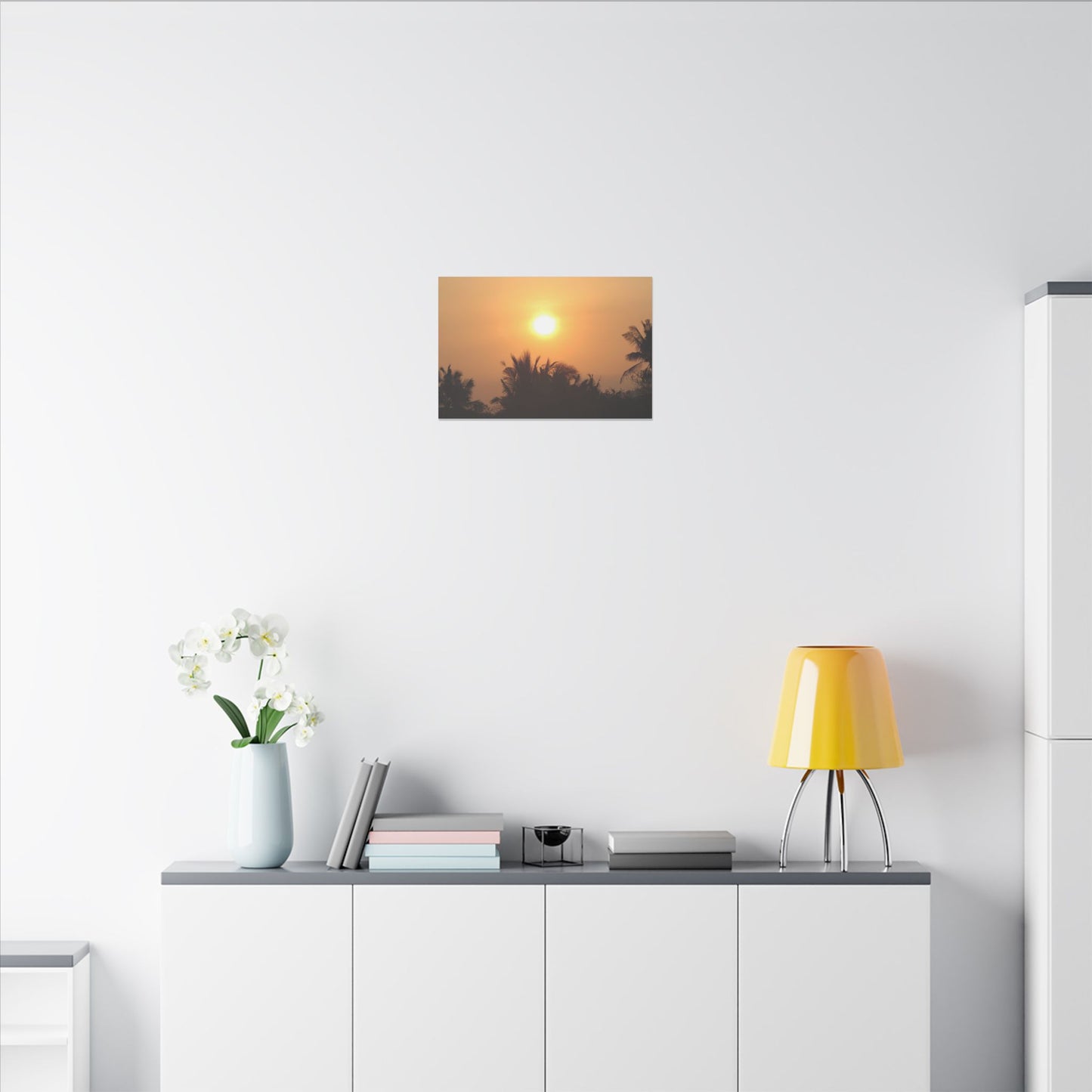 Tropical Ocean Sunset - Matte Canvas, Stretched, 0.75"