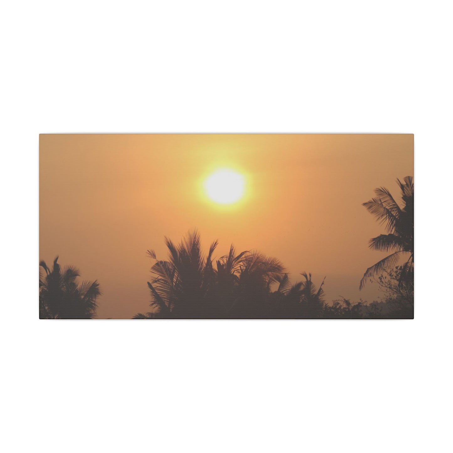 Tropical Ocean Sunset - Matte Canvas, Stretched, 0.75"