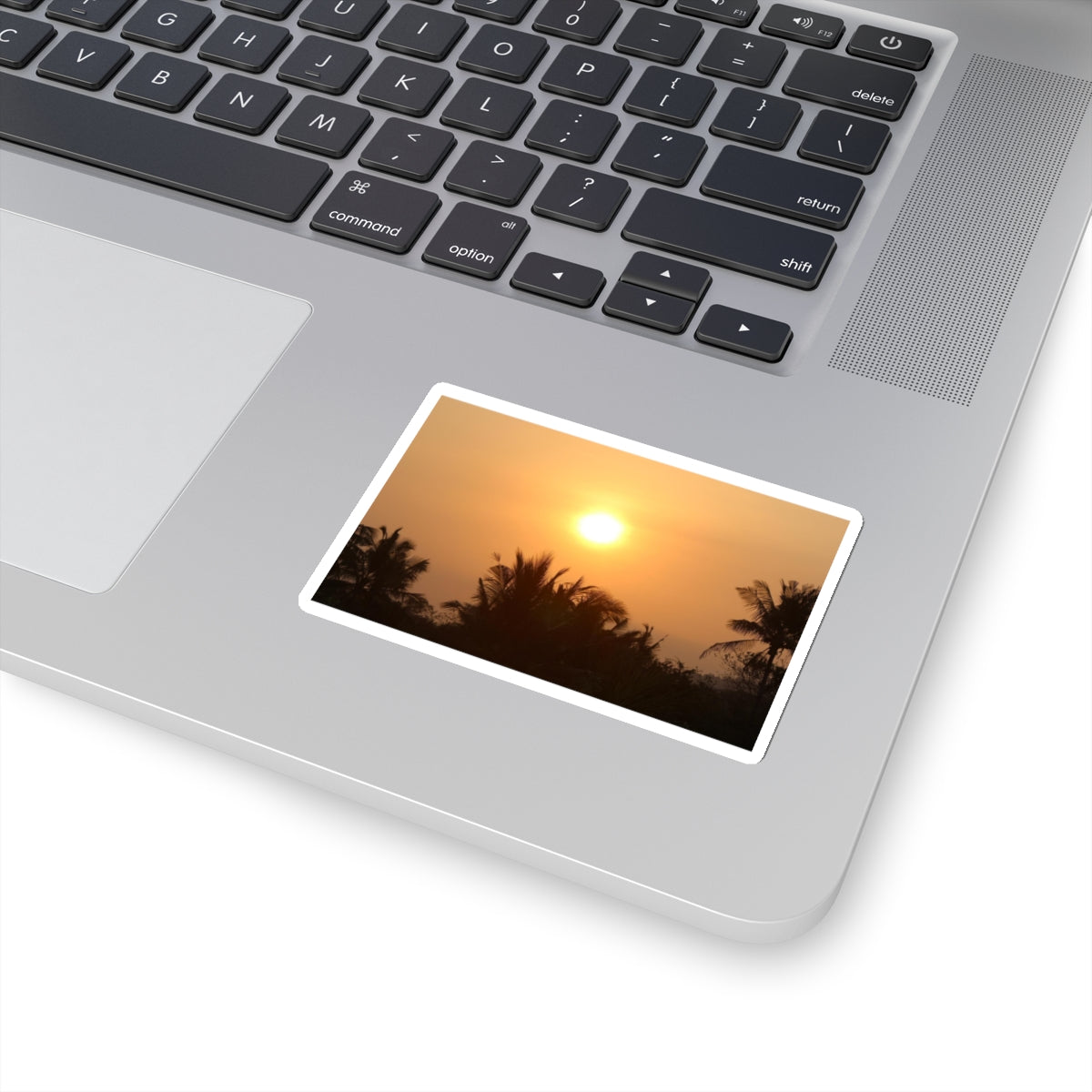 Tropical ocean sunset - Kiss-Cut Stickers