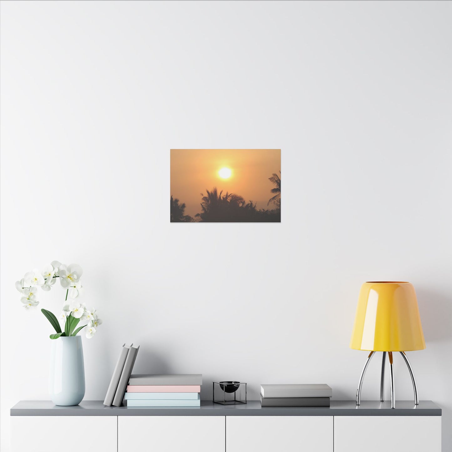 Tropical Ocean Sunset - Matte Canvas, Stretched, 0.75"