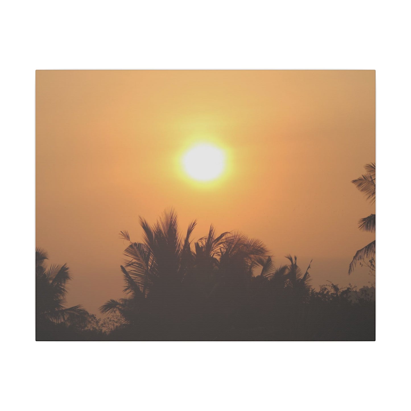 Tropical Ocean Sunset - Matte Canvas, Stretched, 0.75"