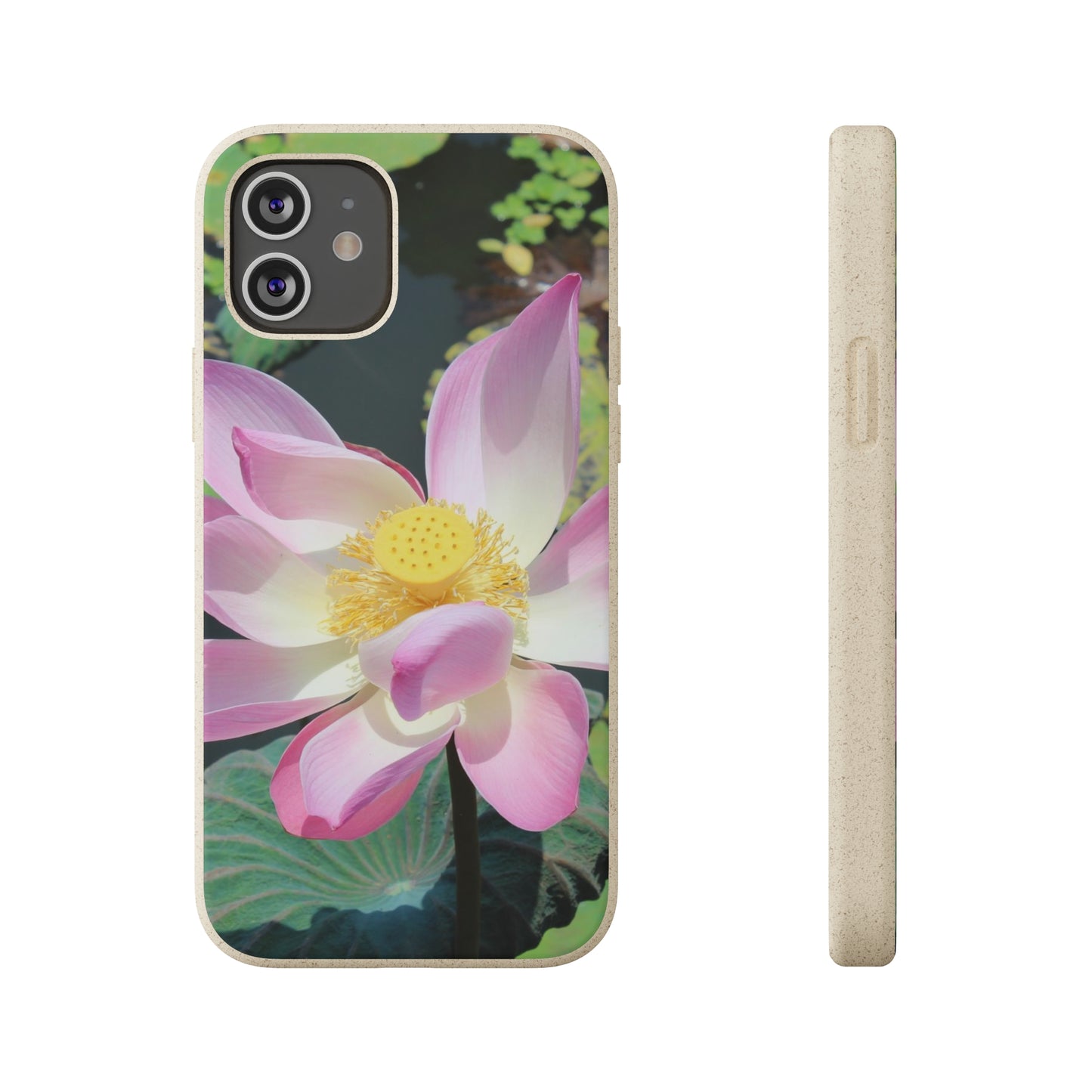 Pink lotus - Biodegradable Cases
