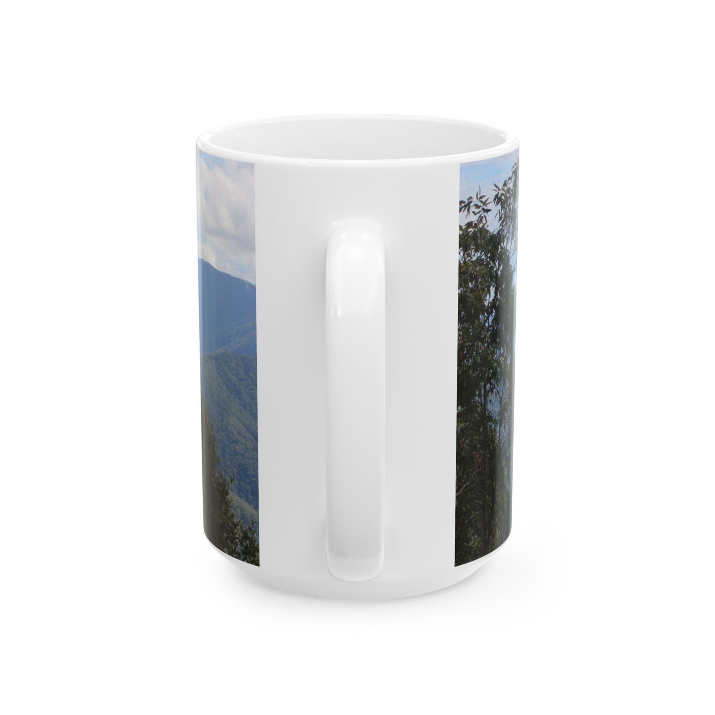 Scenic Mountain Ceramic Mug, Nature Lover Coffee Cup, Gift for Outdoorsy Friends, Hiking Mug, Adventure Travel Drinkware