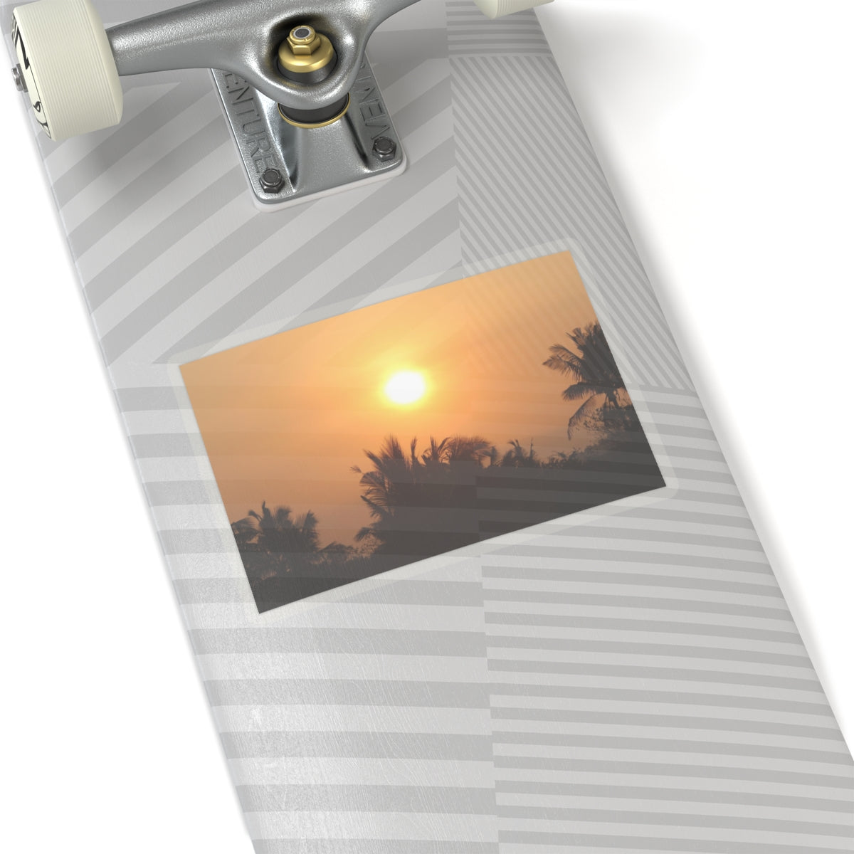 Tropical ocean sunset - Kiss-Cut Stickers