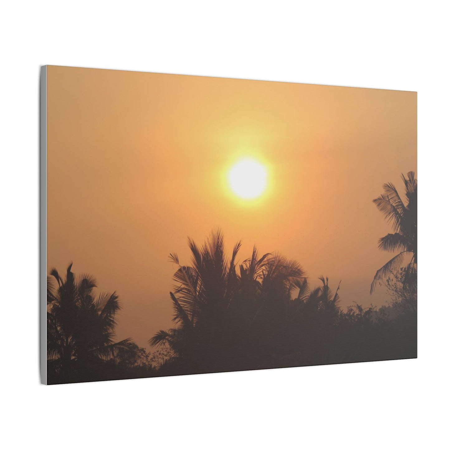 Tropical Ocean Sunset - Matte Canvas, Stretched, 0.75"