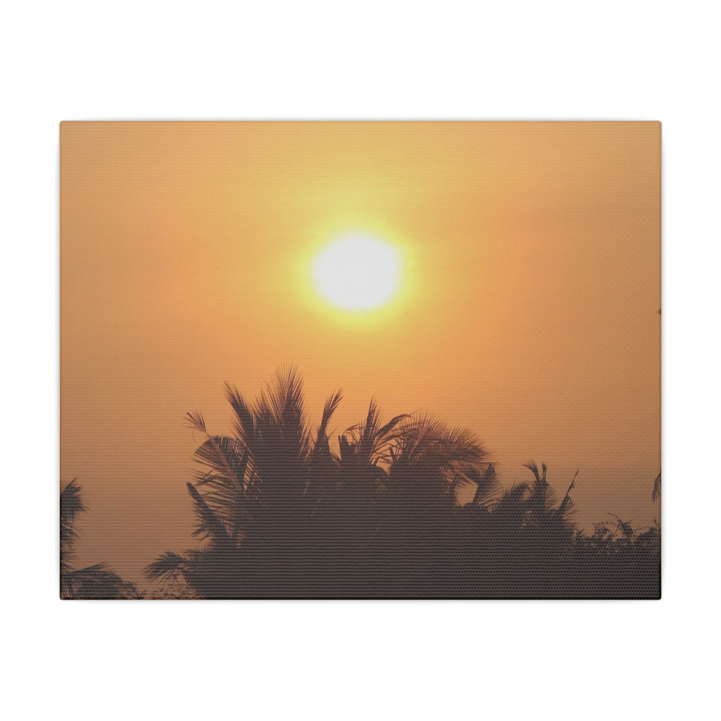 Tropical Ocean Sunset - Matte Canvas, Stretched, 0.75"