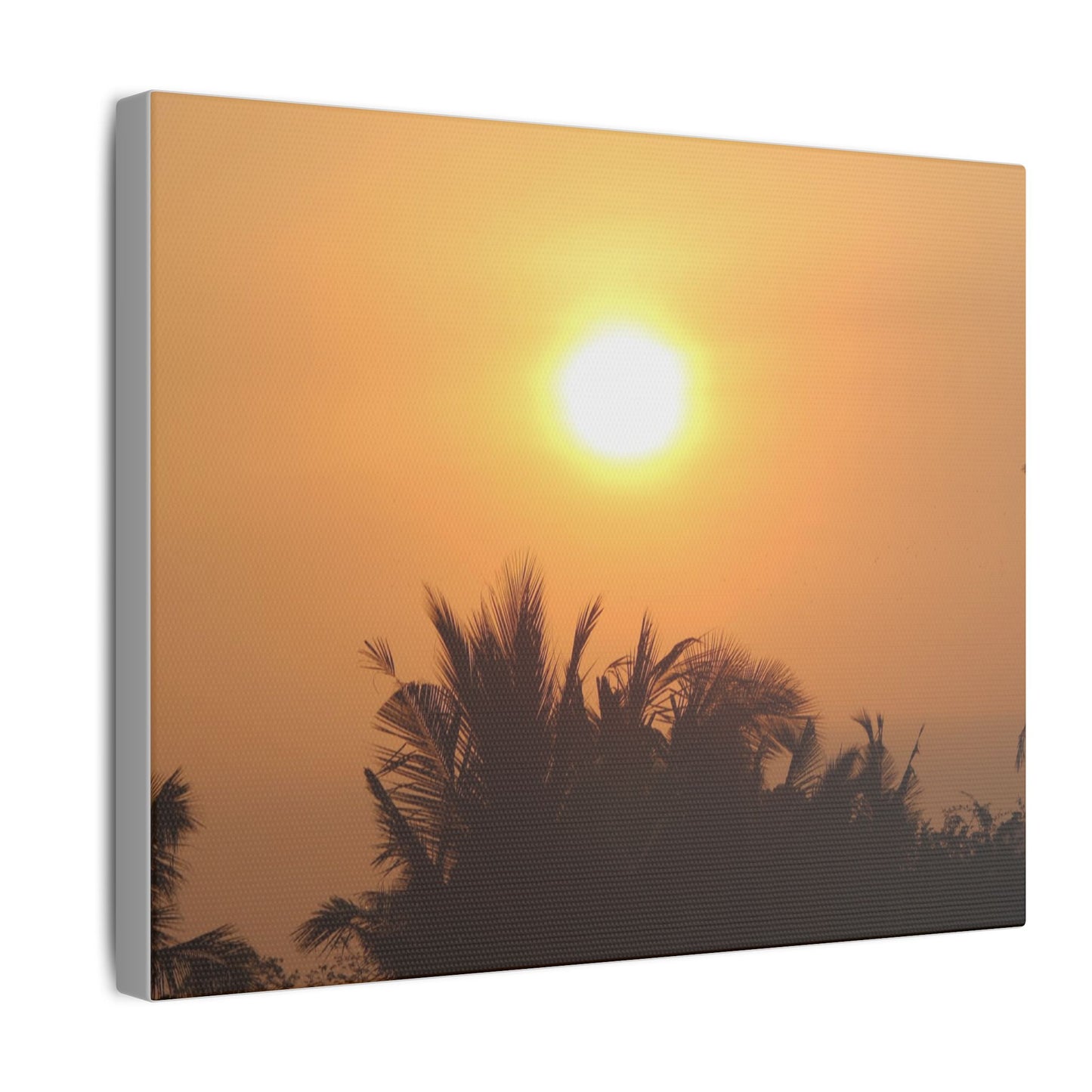 Tropical Ocean Sunset - Matte Canvas, Stretched, 0.75"