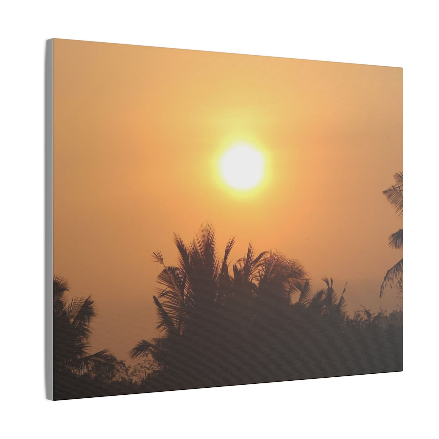 Tropical Ocean Sunset - Matte Canvas, Stretched, 0.75"