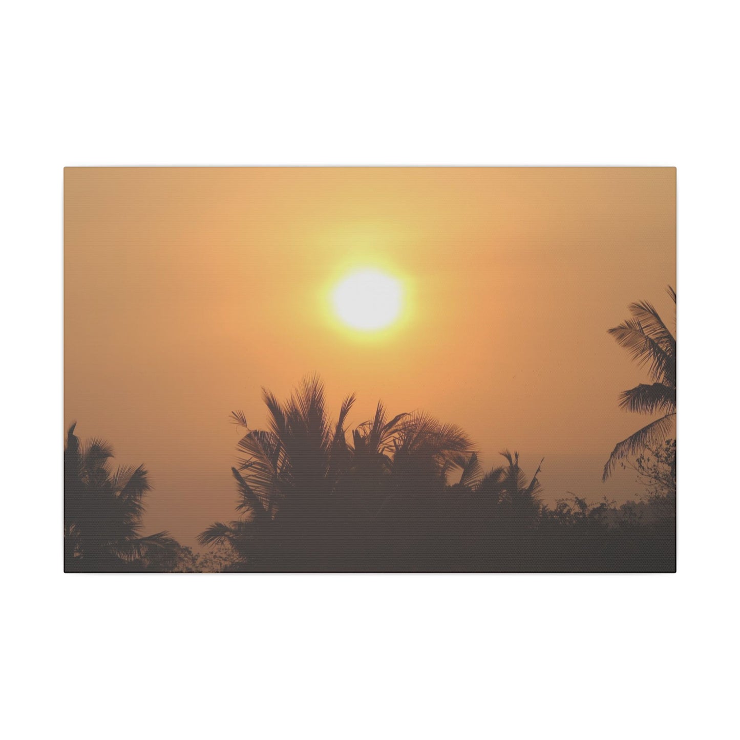 Tropical Ocean Sunset - Matte Canvas, Stretched, 0.75"
