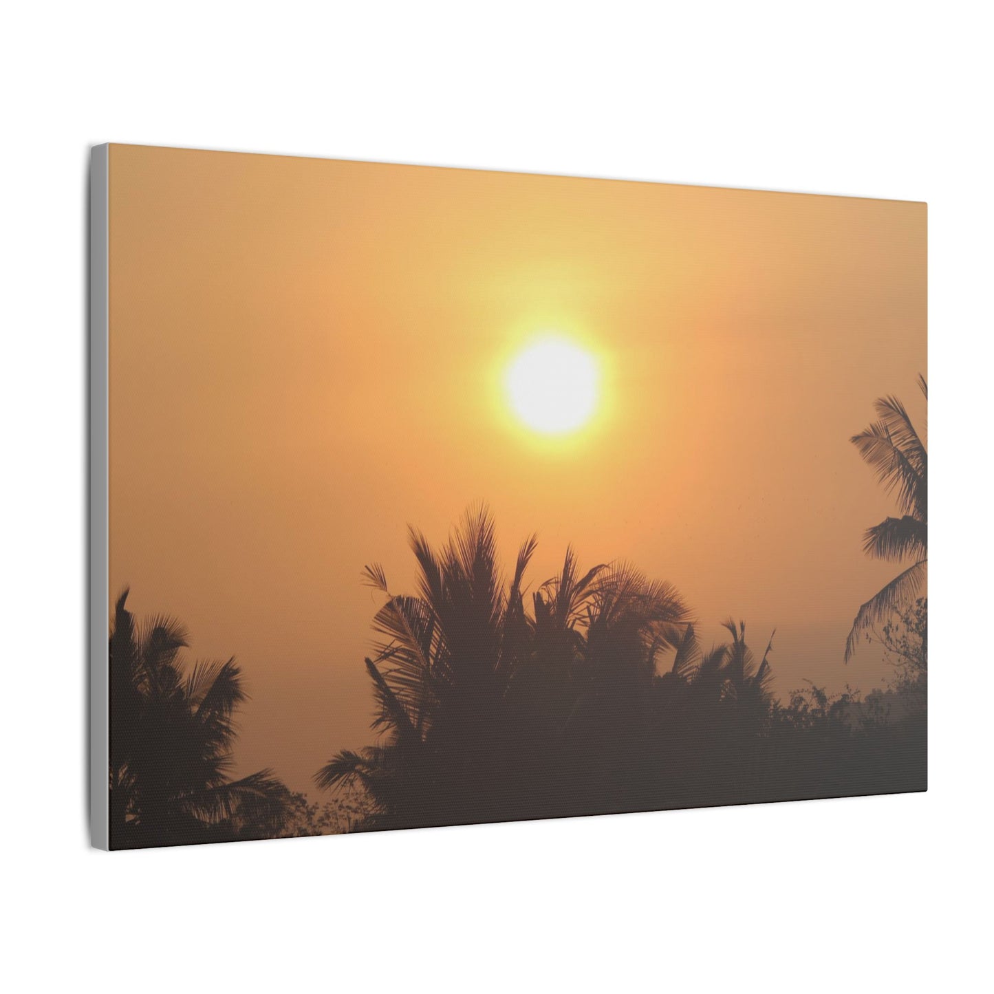 Tropical Ocean Sunset - Matte Canvas, Stretched, 0.75"