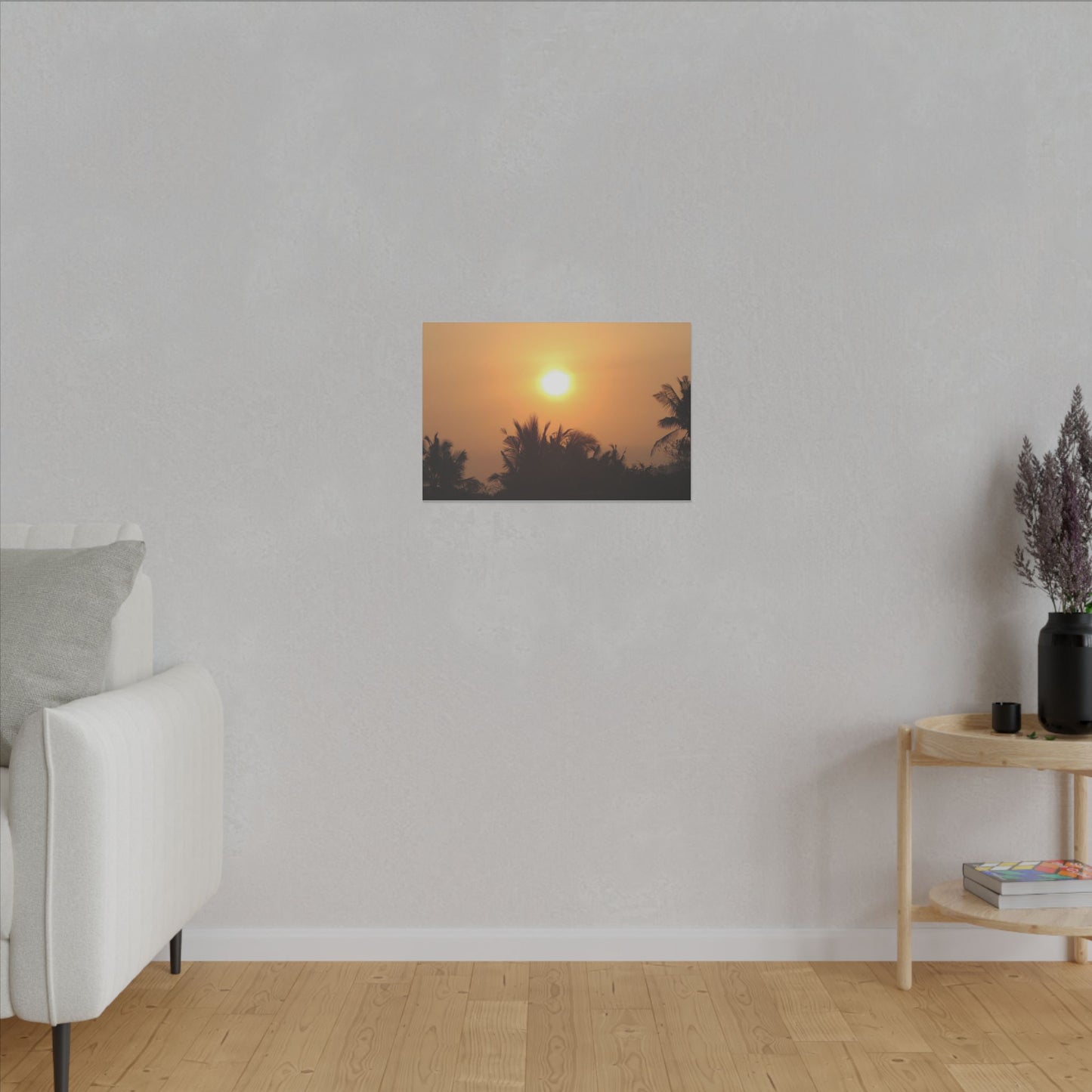 Tropical Ocean Sunset - Matte Canvas, Stretched, 0.75"