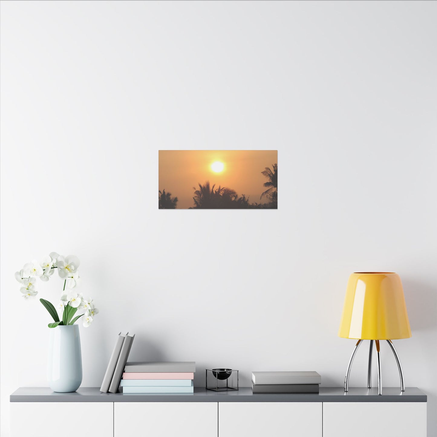 Tropical Ocean Sunset - Matte Canvas, Stretched, 0.75"