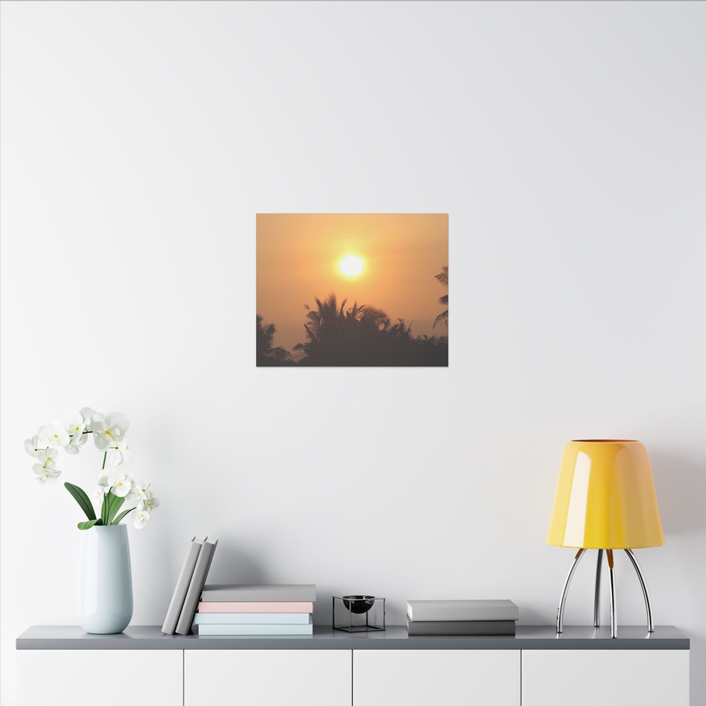 Tropical Ocean Sunset - Matte Canvas, Stretched, 0.75"