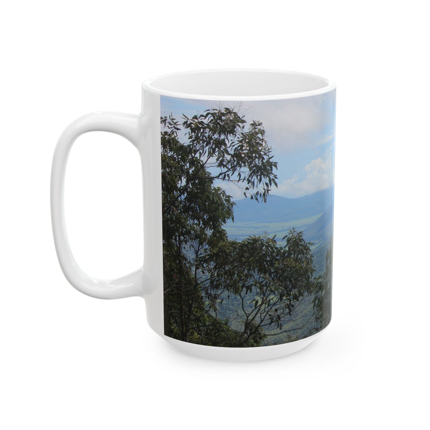 Scenic Mountain Ceramic Mug, Nature Lover Coffee Cup, Gift for Outdoorsy Friends, Hiking Mug, Adventure Travel Drinkware