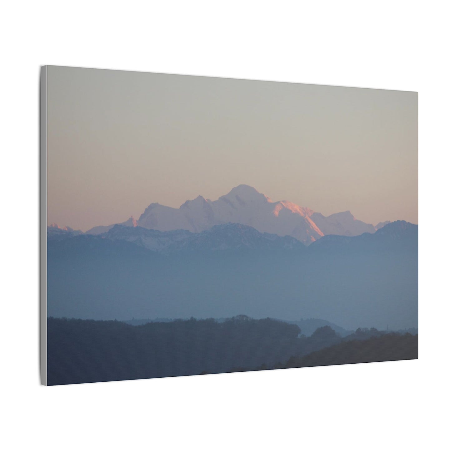 Mont-Blanc - Matte Canvas, Stretched, 0.75"