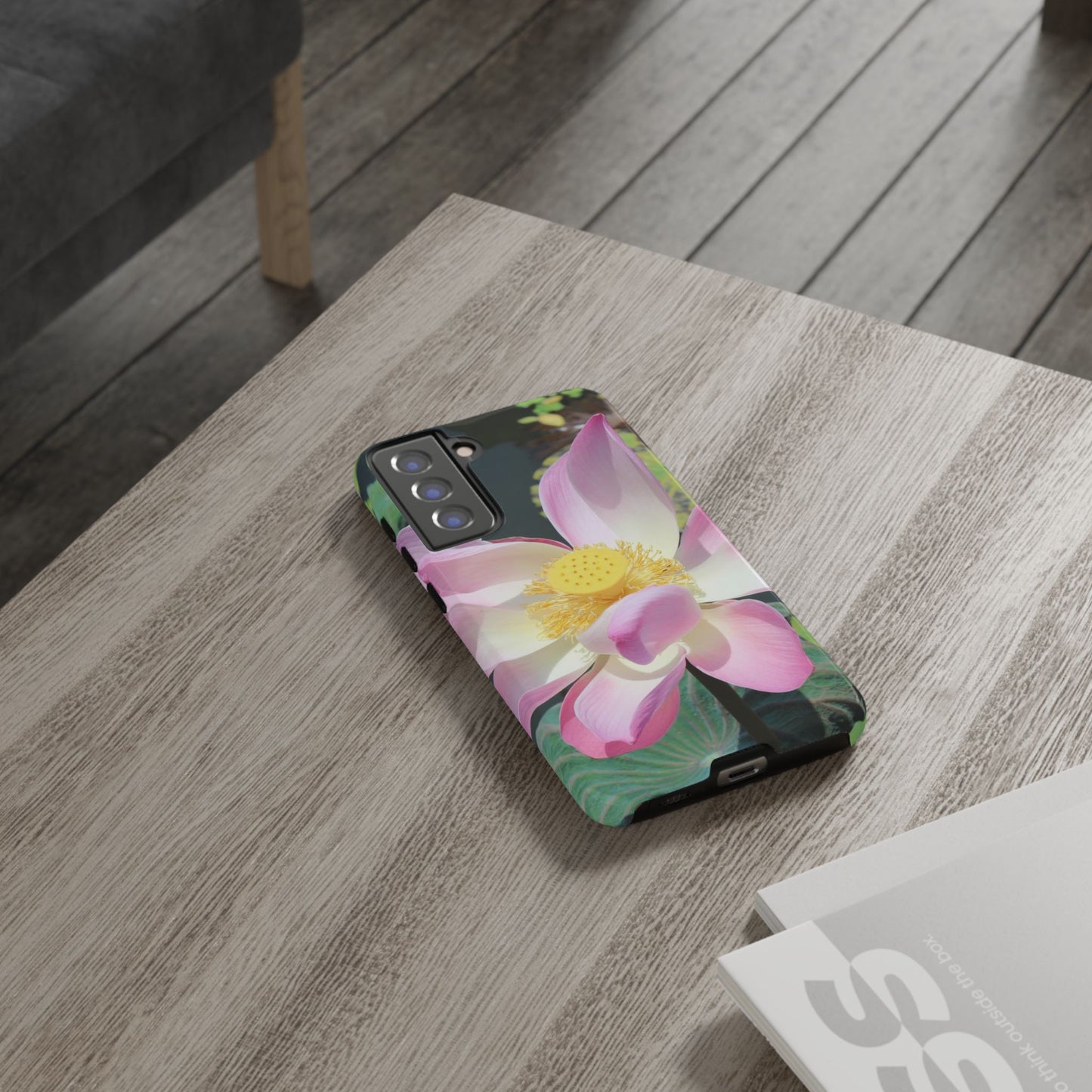 Lotus Tough Phone Case, Nature Lover Gift, Eco-Friendly Accessory