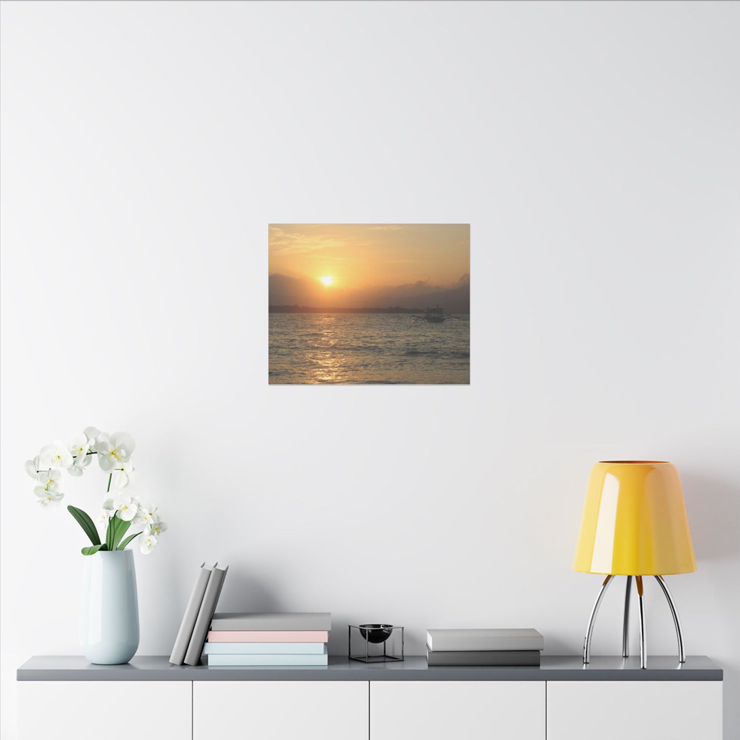 Gili Meno Sunrise - Matte Canvas, Stretched, 0.75"