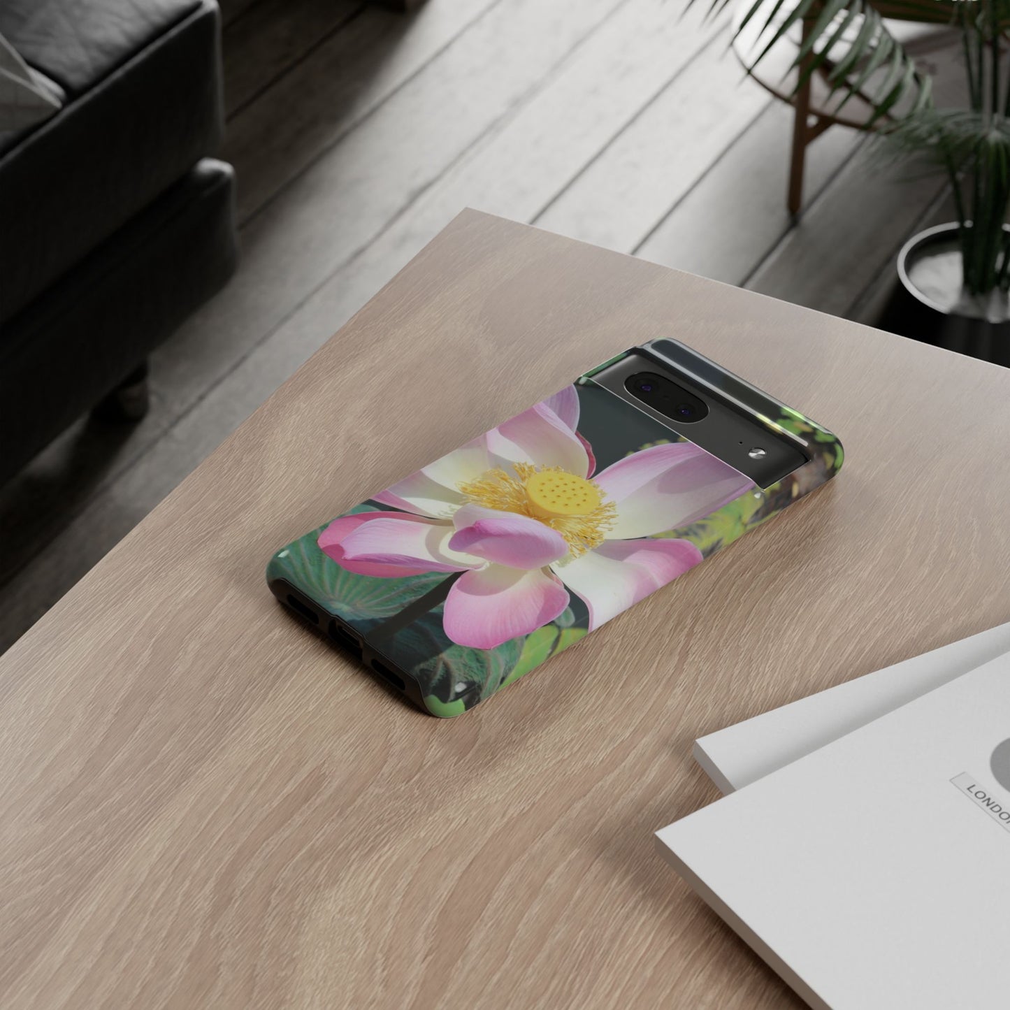 Lotus Tough Phone Case, Nature Lover Gift, Eco-Friendly Accessory