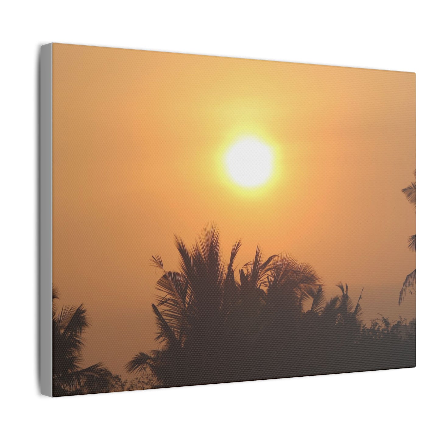 Tropical Ocean Sunset - Matte Canvas, Stretched, 0.75"