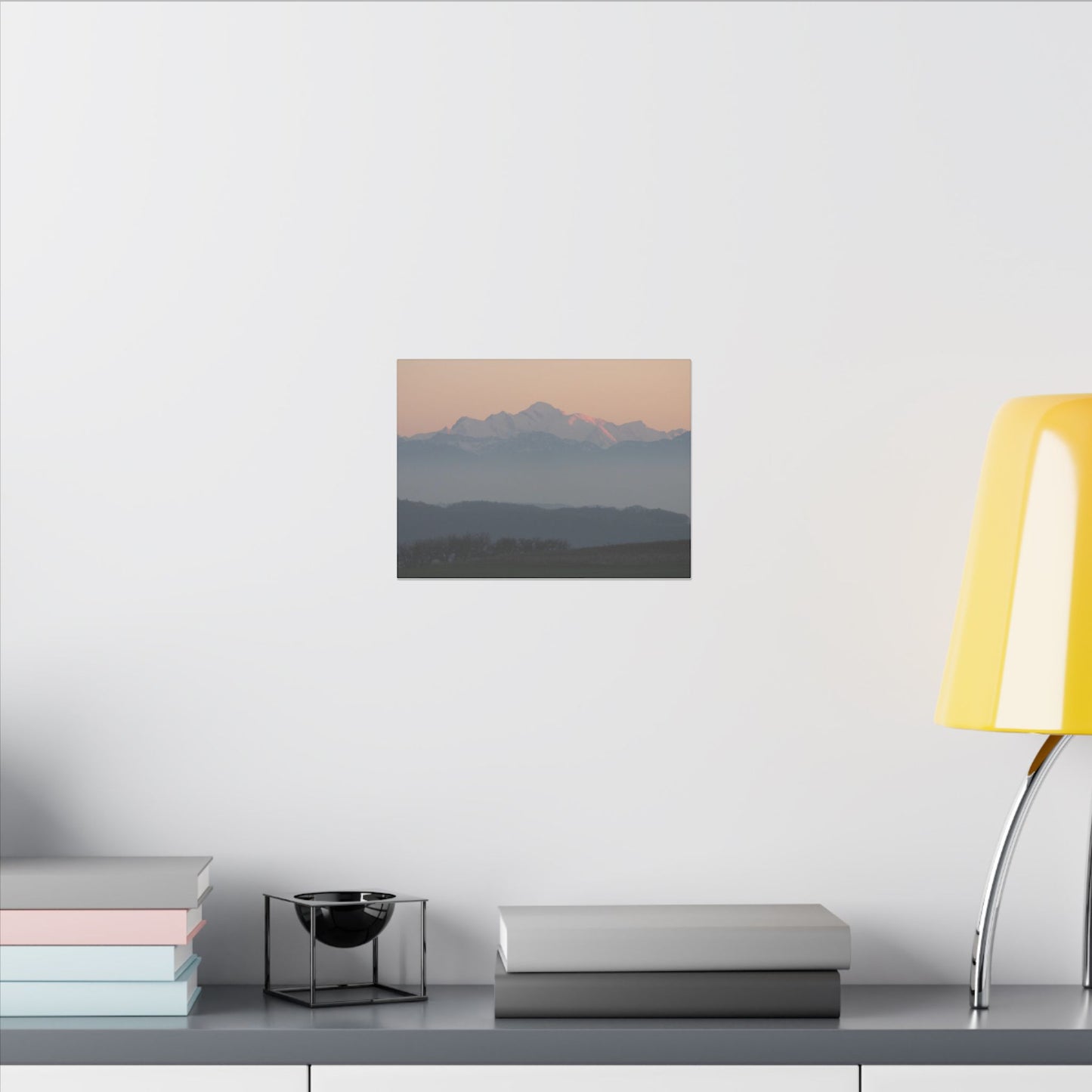 Mont Blanc & Foreground - Matte Canvas, Stretched, 0.75"