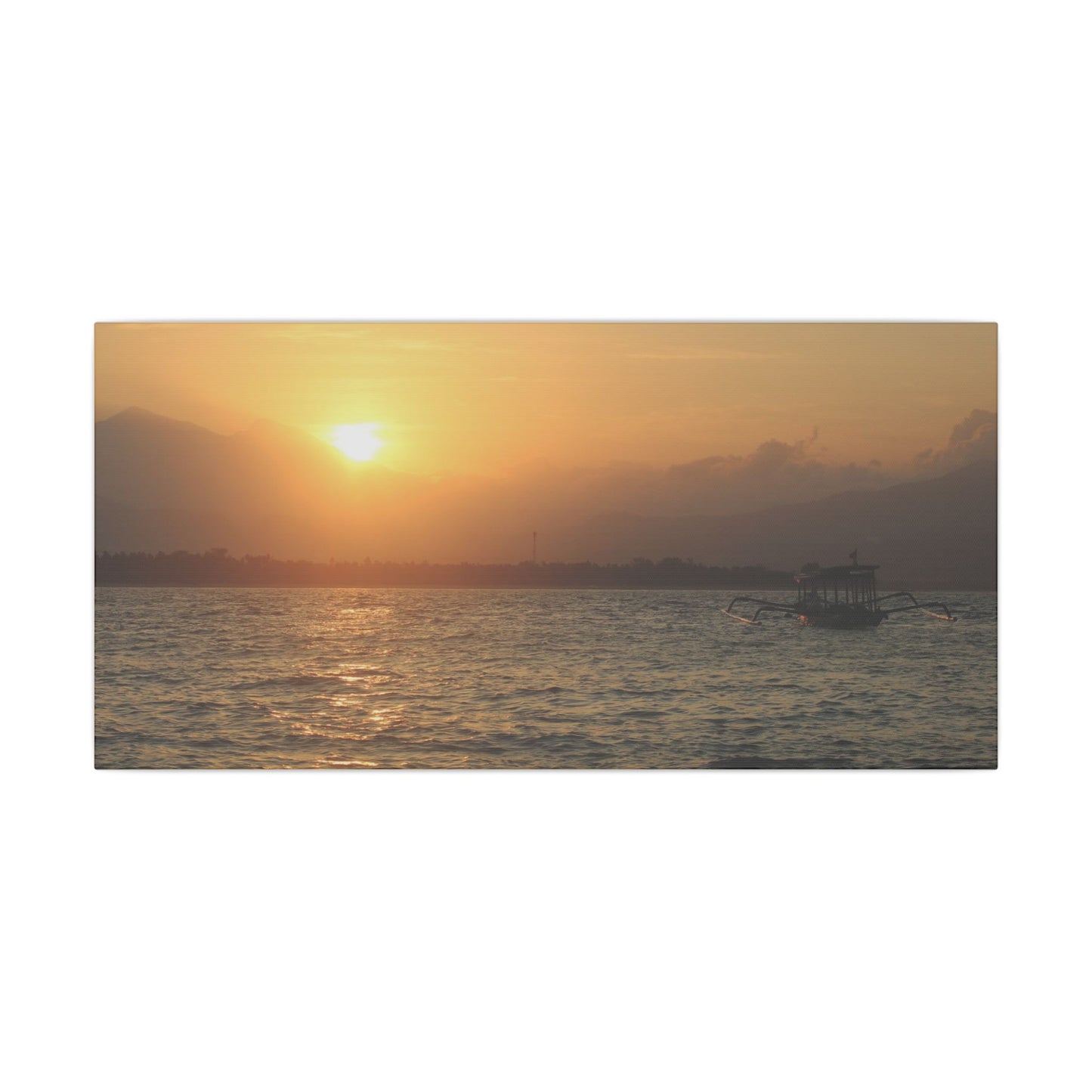 Gili Meno Sunrise - Matte Canvas, Stretched, 0.75"