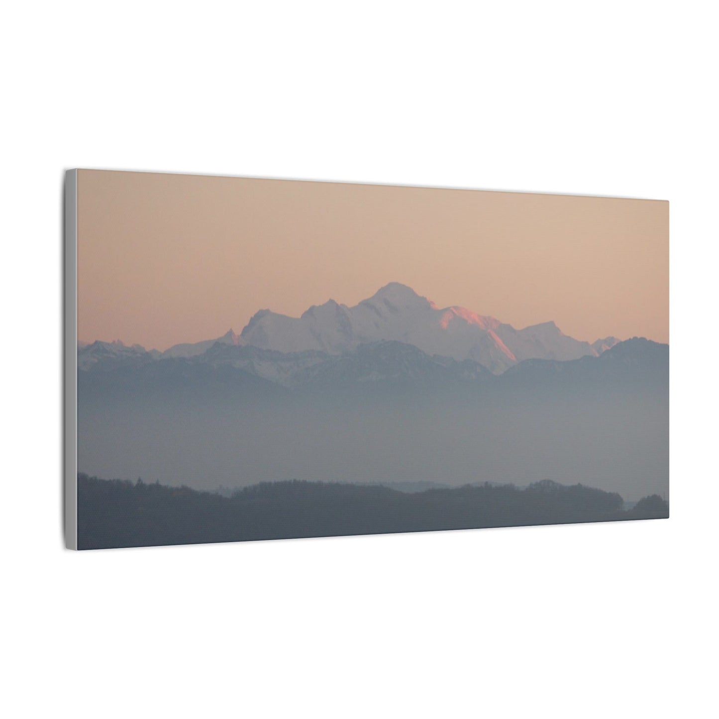 Mont Blanc & Foreground - Matte Canvas, Stretched, 0.75"