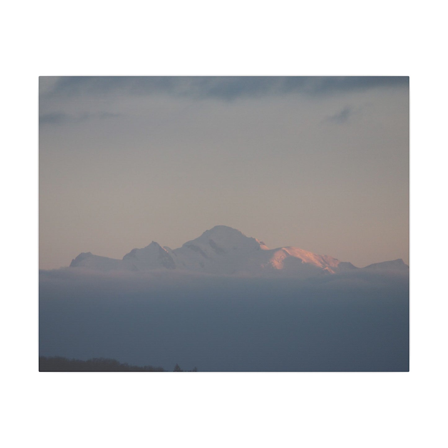 Mont Blanc & Nuages - Matte Canvas, Stretched, 0.75" (Multi-Size)