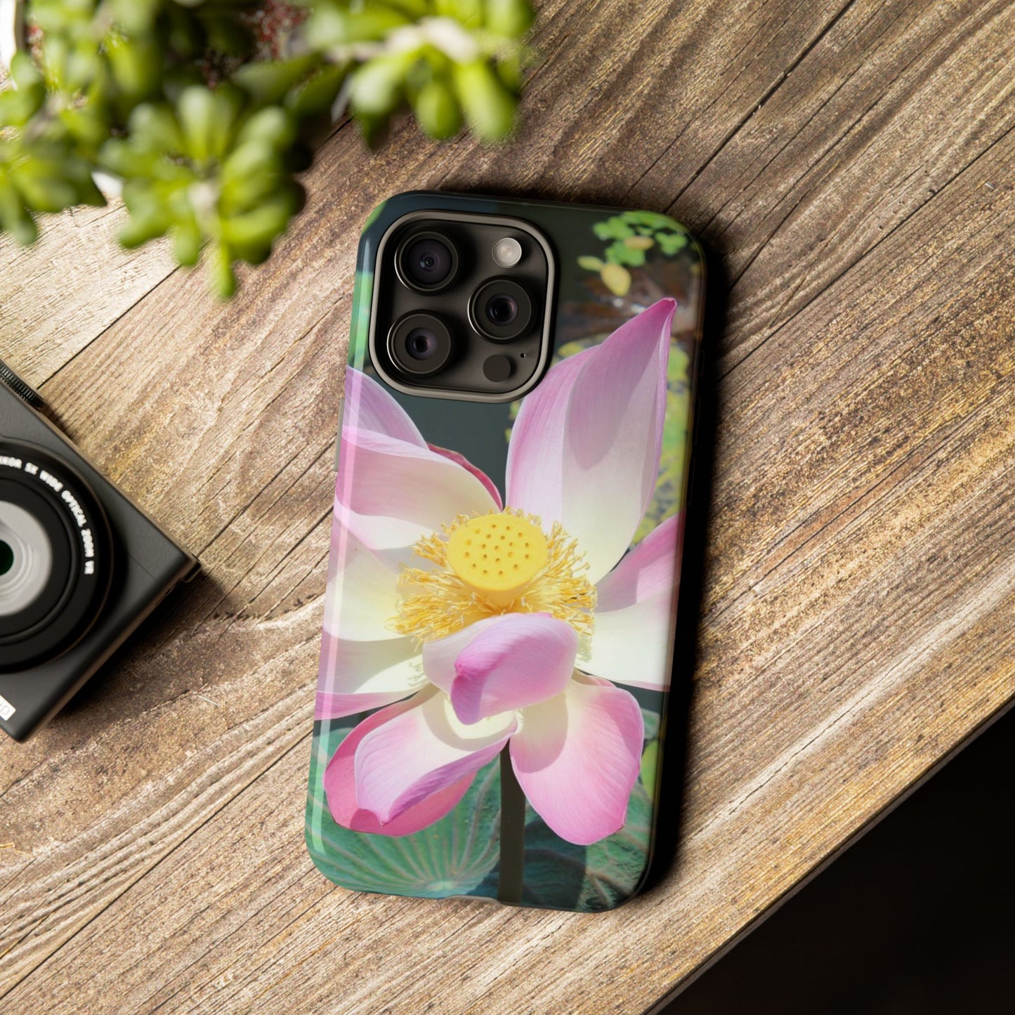 Lotus Tough Phone Case, Nature Lover Gift, Eco-Friendly Accessory