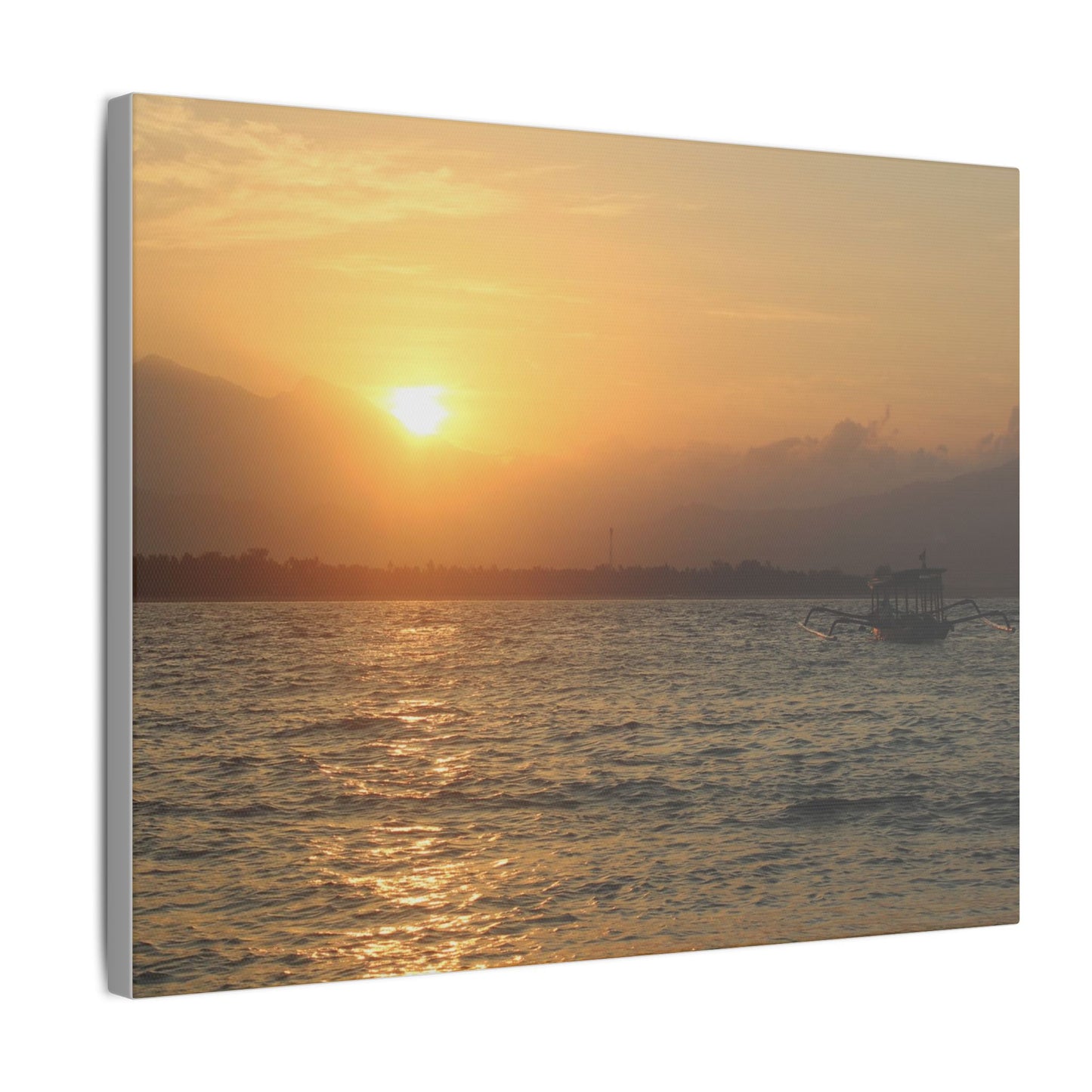 Gili Meno Sunrise - Matte Canvas, Stretched, 0.75"