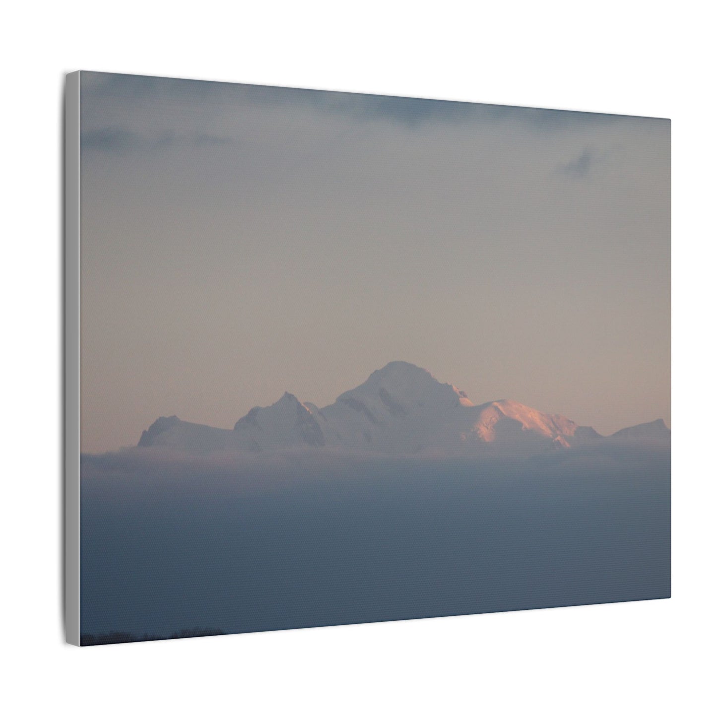 Mont Blanc & Nuages - Matte Canvas, Stretched, 0.75" (Multi-Size)