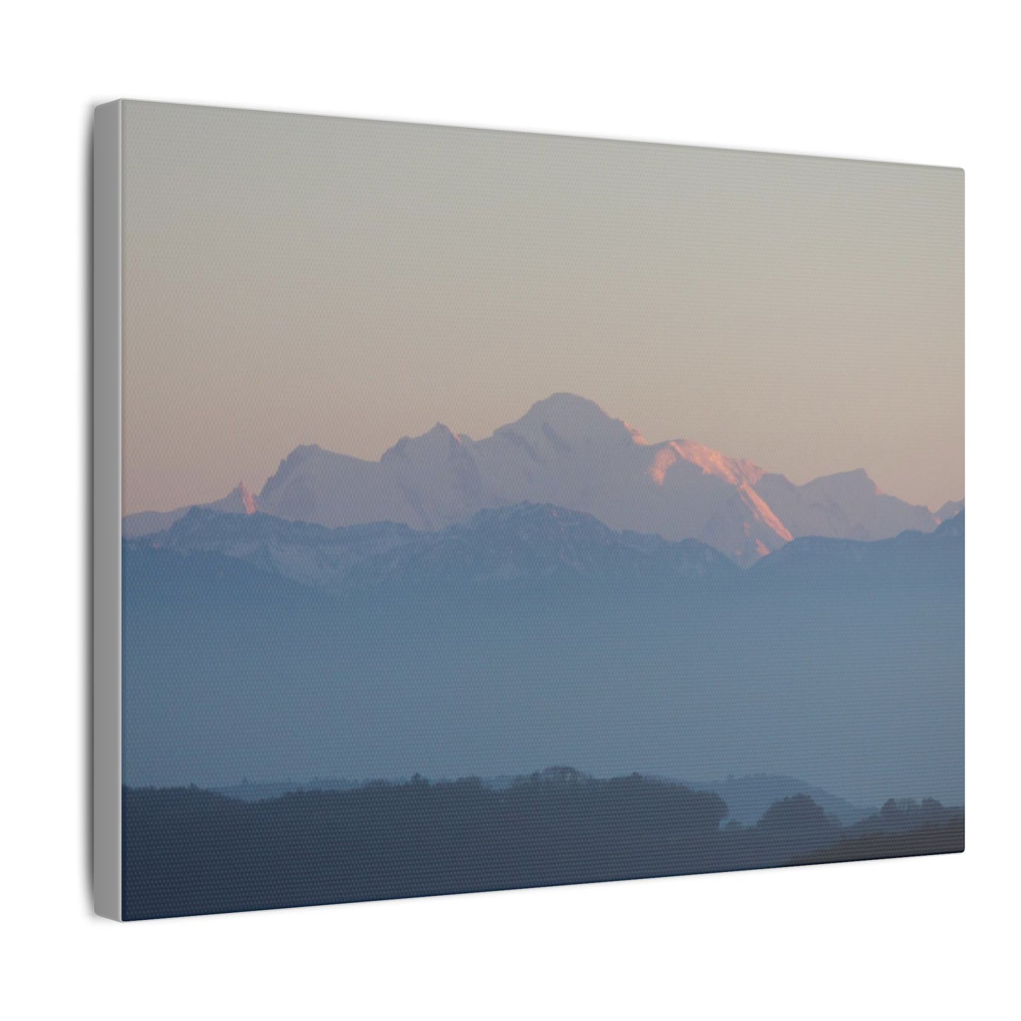 Mont-Blanc - Matte Canvas, Stretched, 0.75"