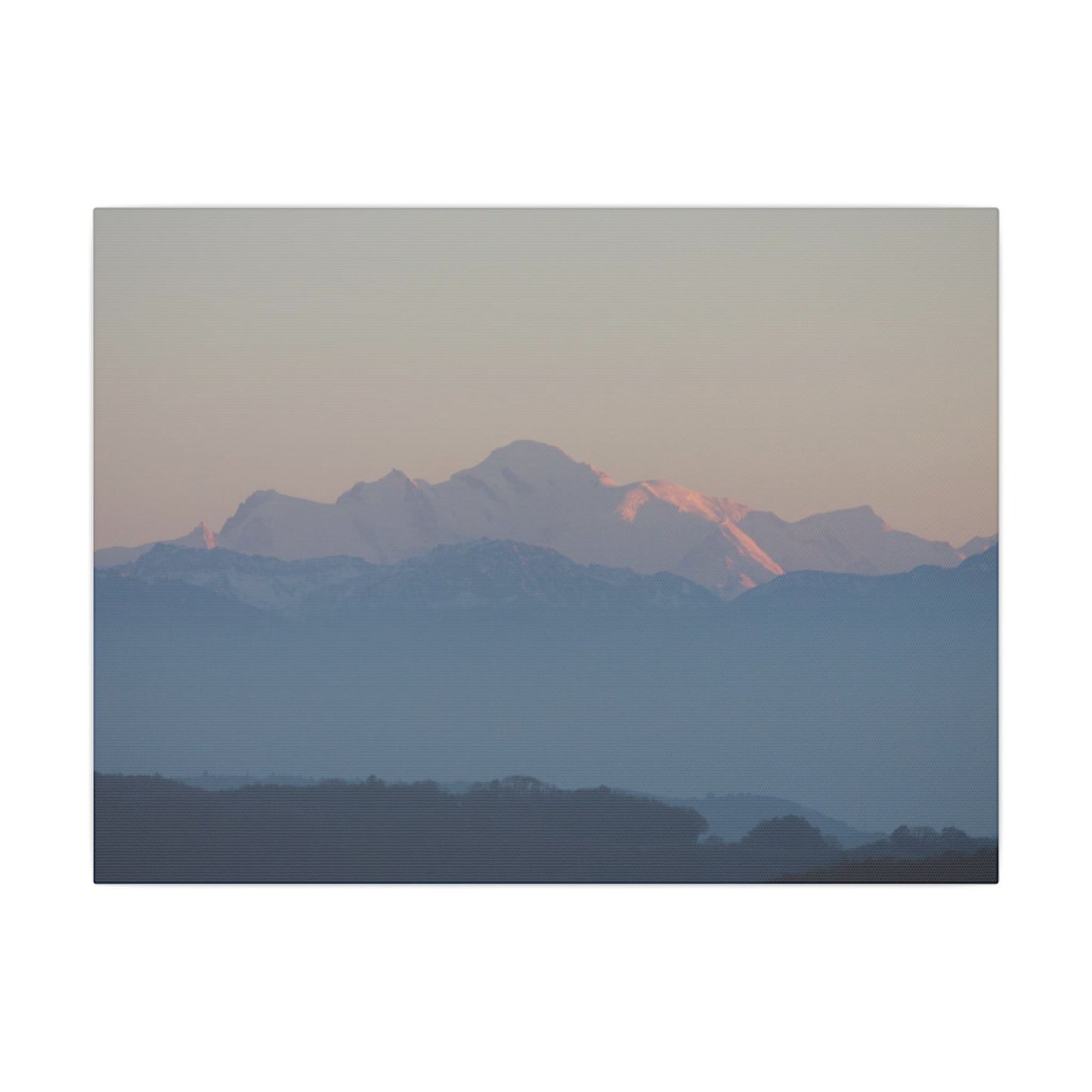 Mont-Blanc - Matte Canvas, Stretched, 0.75"