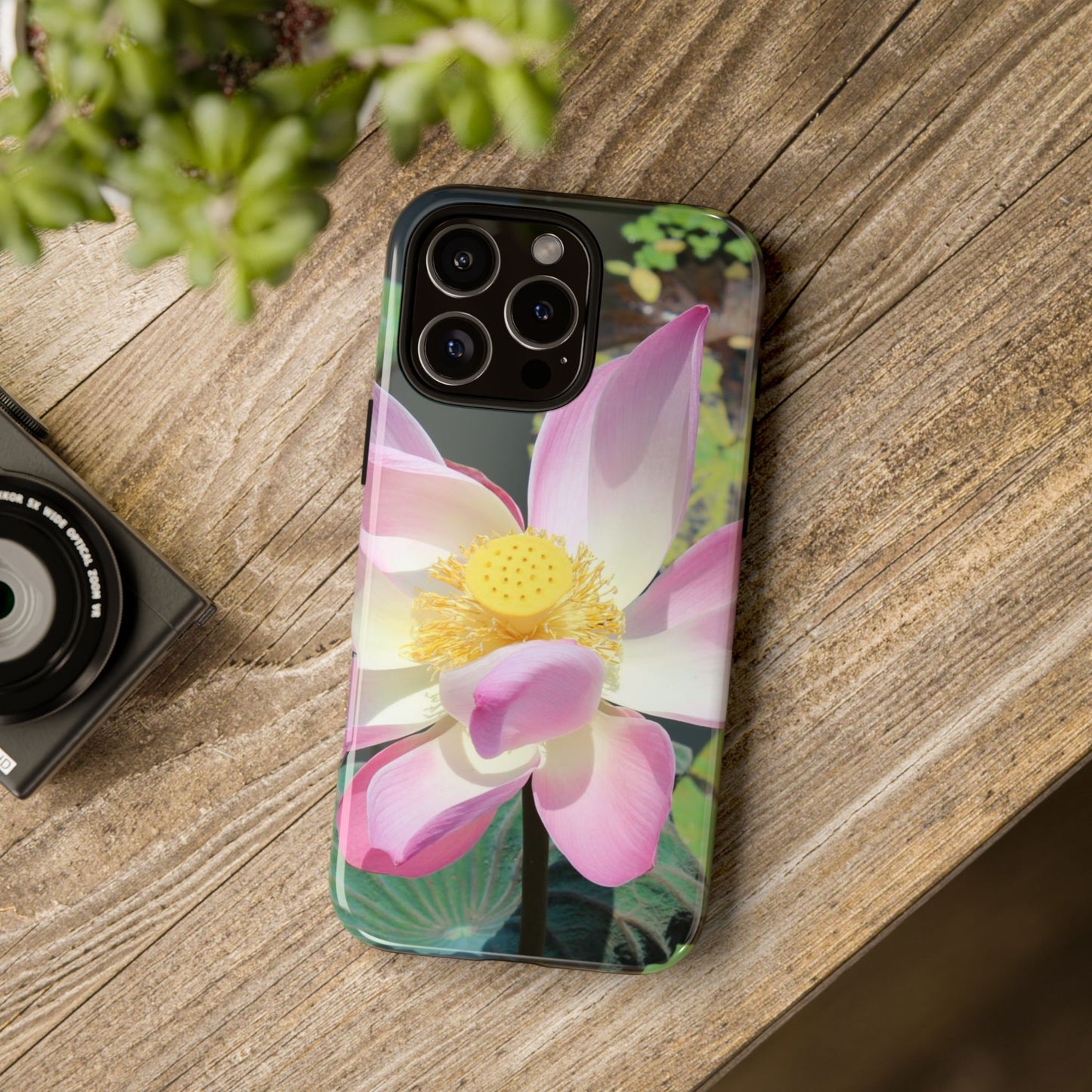 Lotus Tough Phone Case, Nature Lover Gift, Eco-Friendly Accessory