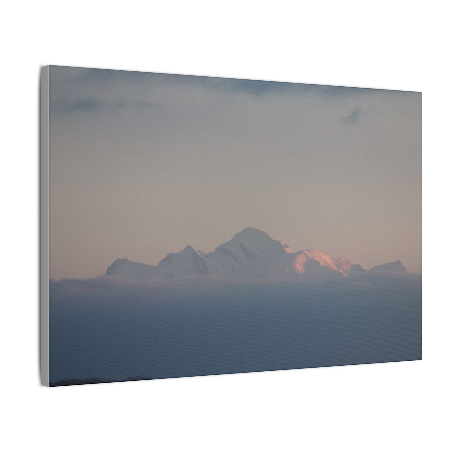 Mont Blanc & Nuages - Matte Canvas, Stretched, 0.75" (Multi-Size)