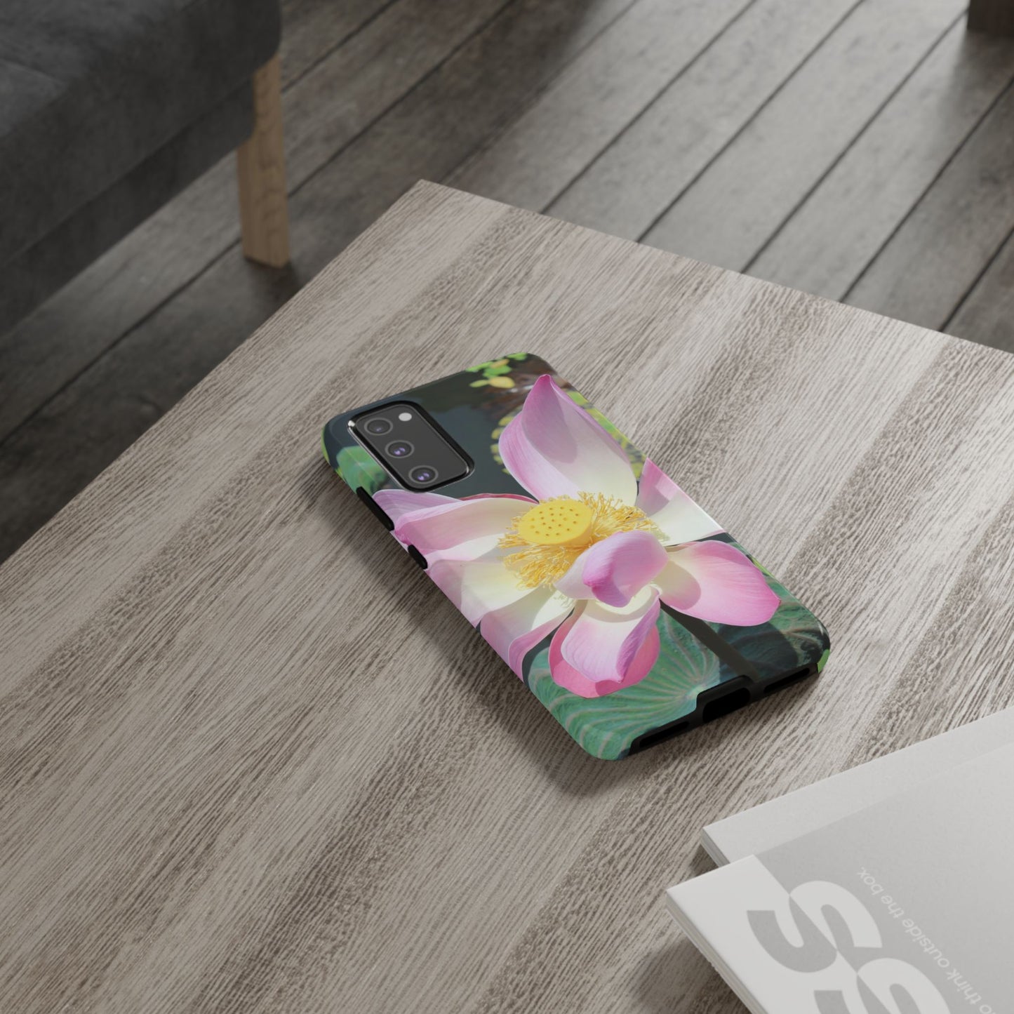Lotus Tough Phone Case, Nature Lover Gift, Eco-Friendly Accessory