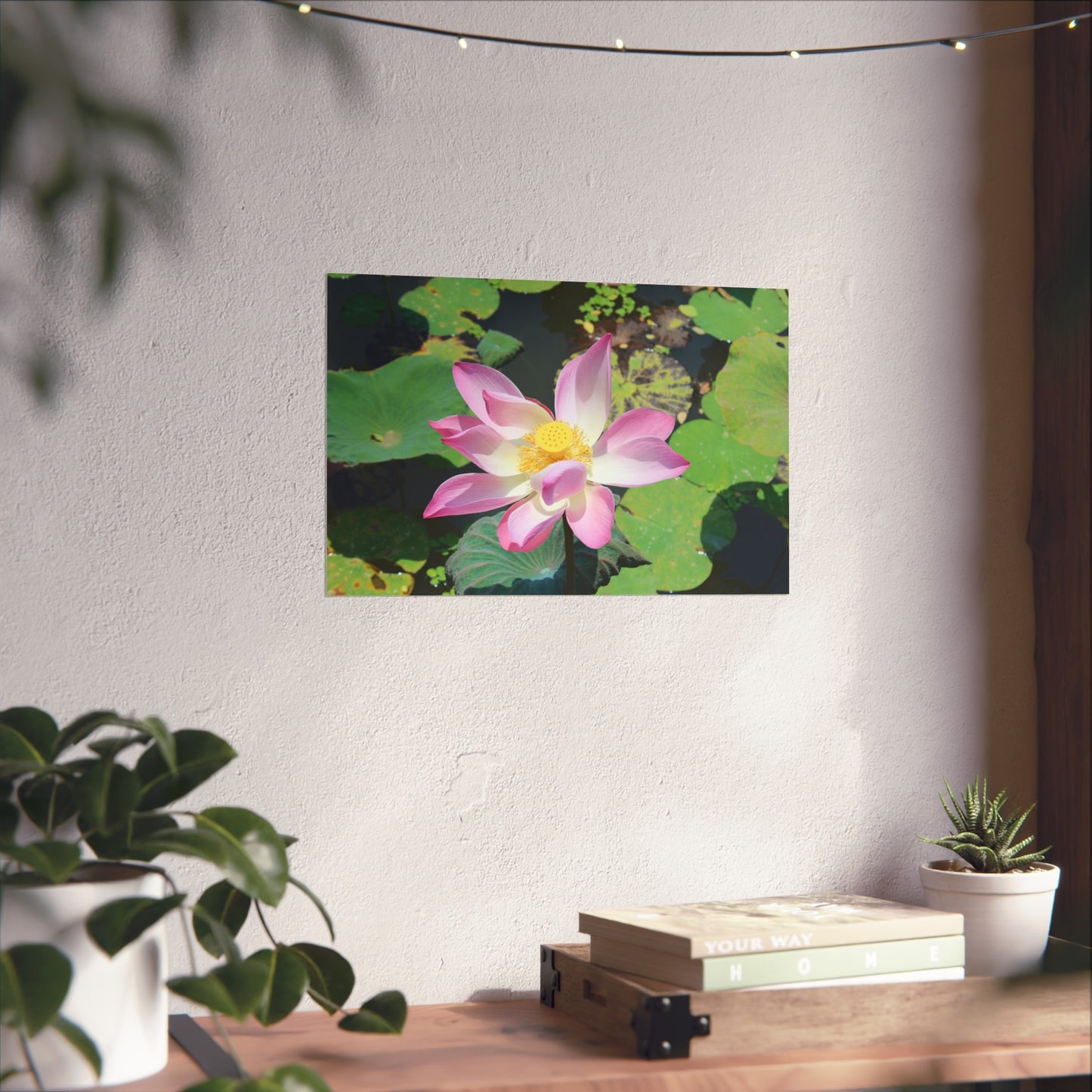 Rosa Lotus – Kunstposter