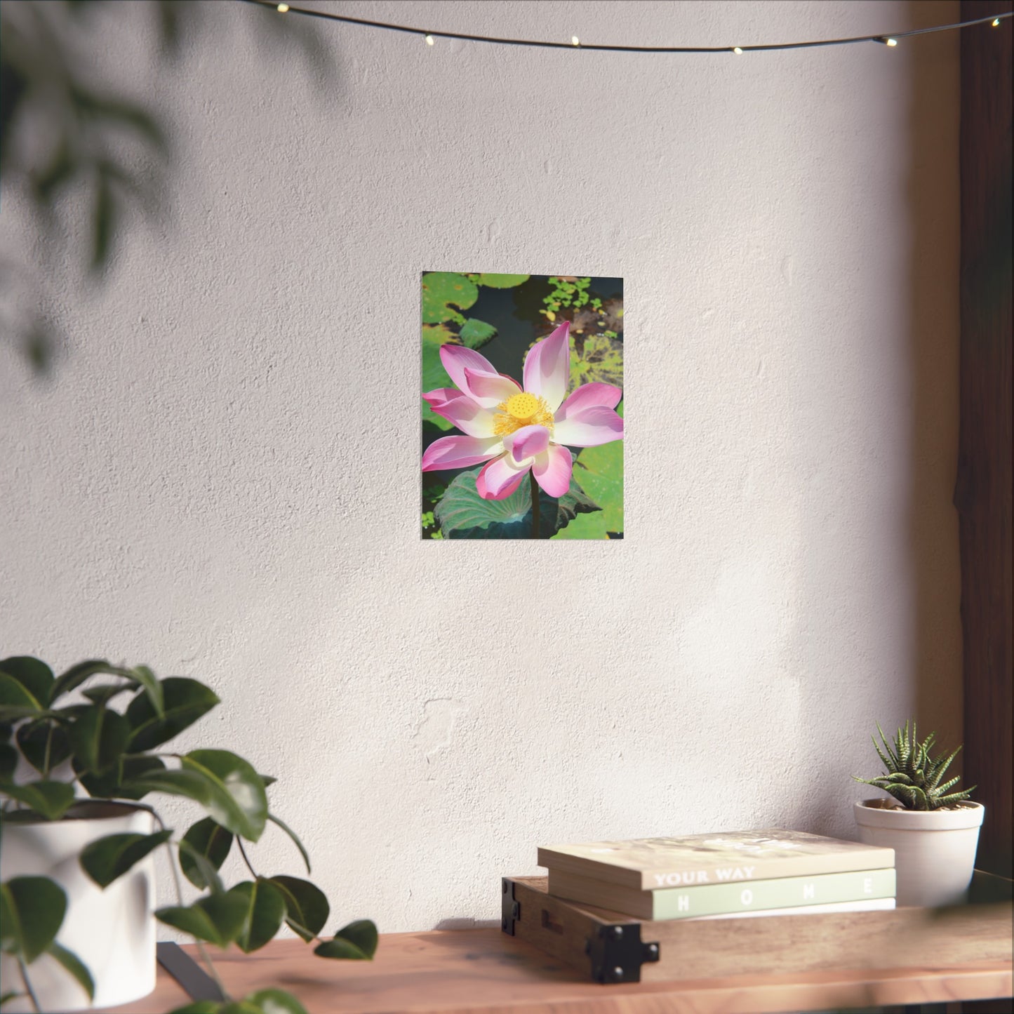 Rosa Lotus – Kunstposter