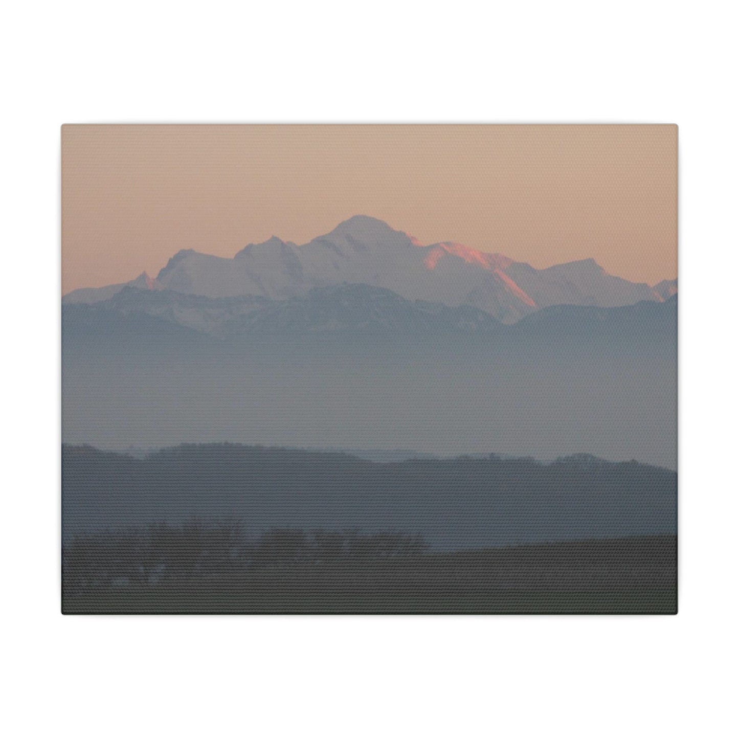 Mont Blanc & Foreground - Matte Canvas, Stretched, 0.75"