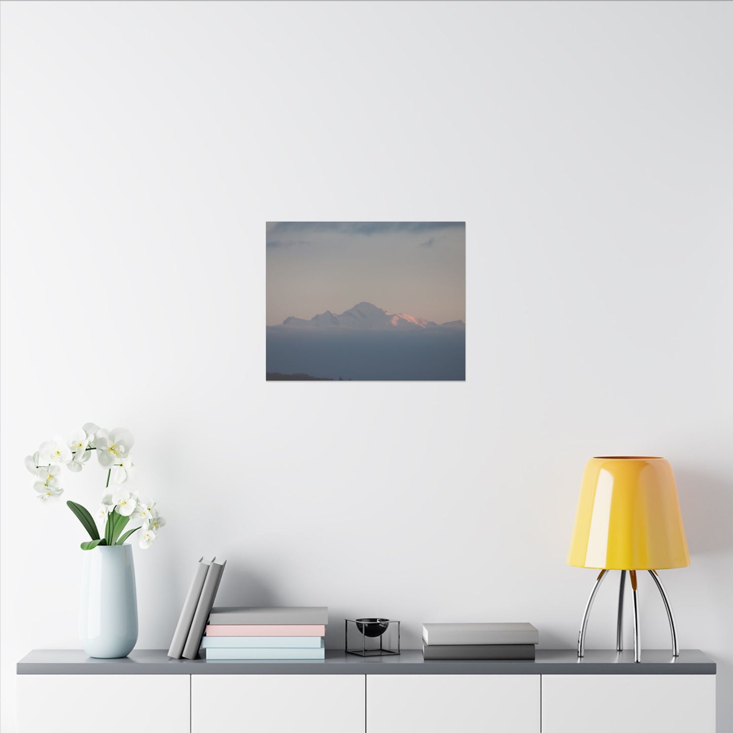 Mont Blanc & Nuages - Matte Canvas, Stretched, 0.75" (Multi-Size)