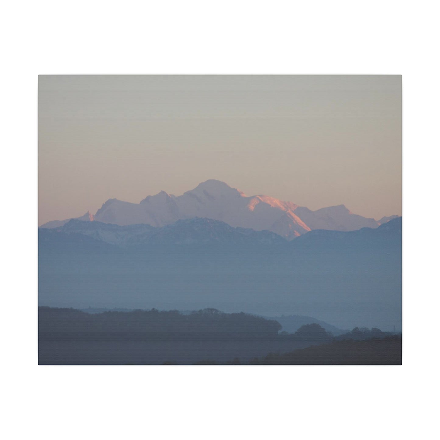 Mont-Blanc - Matte Canvas, Stretched, 0.75"