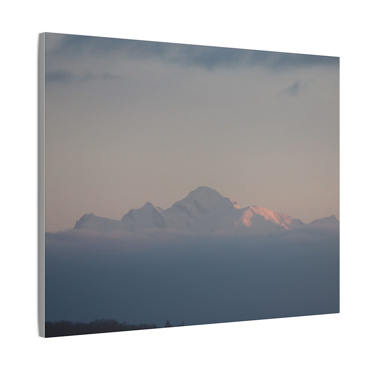 Mont Blanc & Nuages - Matte Canvas, Stretched, 0.75" (Multi-Size)