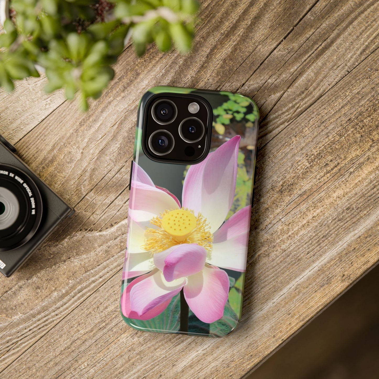 Lotus Tough Phone Case, Nature Lover Gift, Eco-Friendly Accessory
