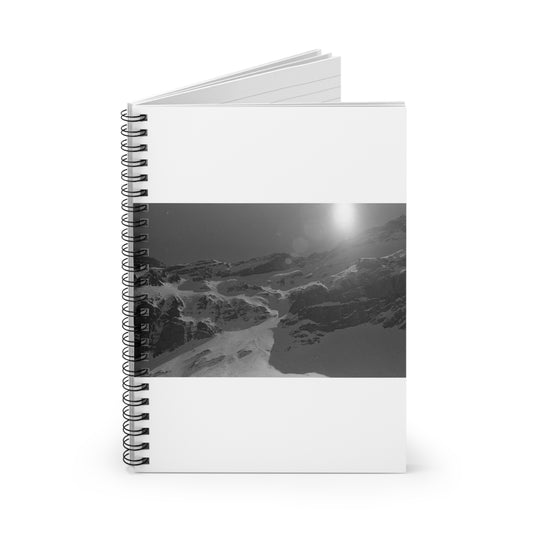 Sunny chute - Spiral Notebook - Ruled Line